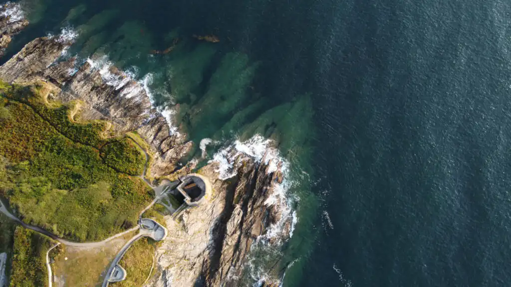 Pendennis Point in Falmouth, also supposedly home to the Morgawr, a Cornish Sea Serpent.