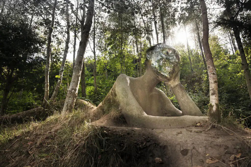 "Eve", part of The Eden Project's natural art collection.