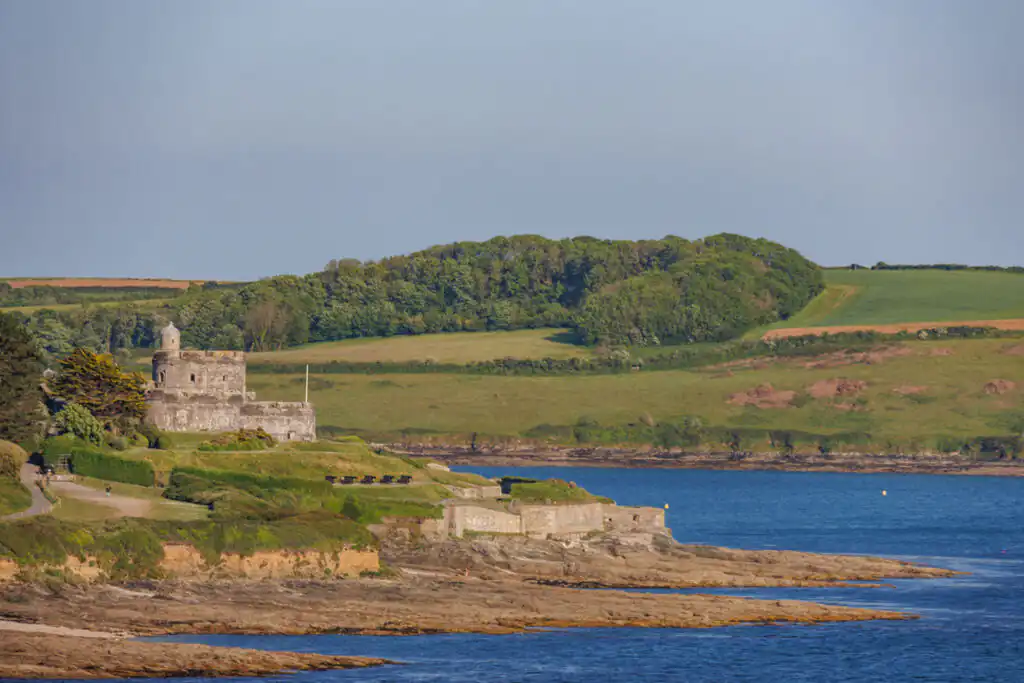 Pendennis Point, a filming location for the Hornblower TV series in Cornwall, a famous film and television location in Cornwall.