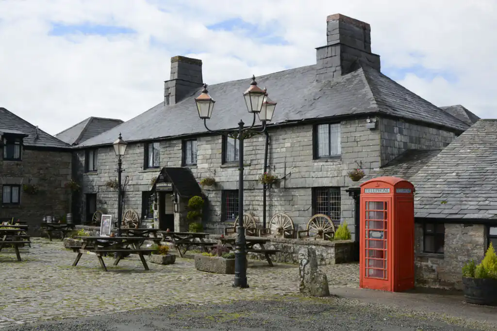 The Jamaica Inn near Bodmin, Cornwall, one of Cornwall's most haunted locations and a great place to visit.