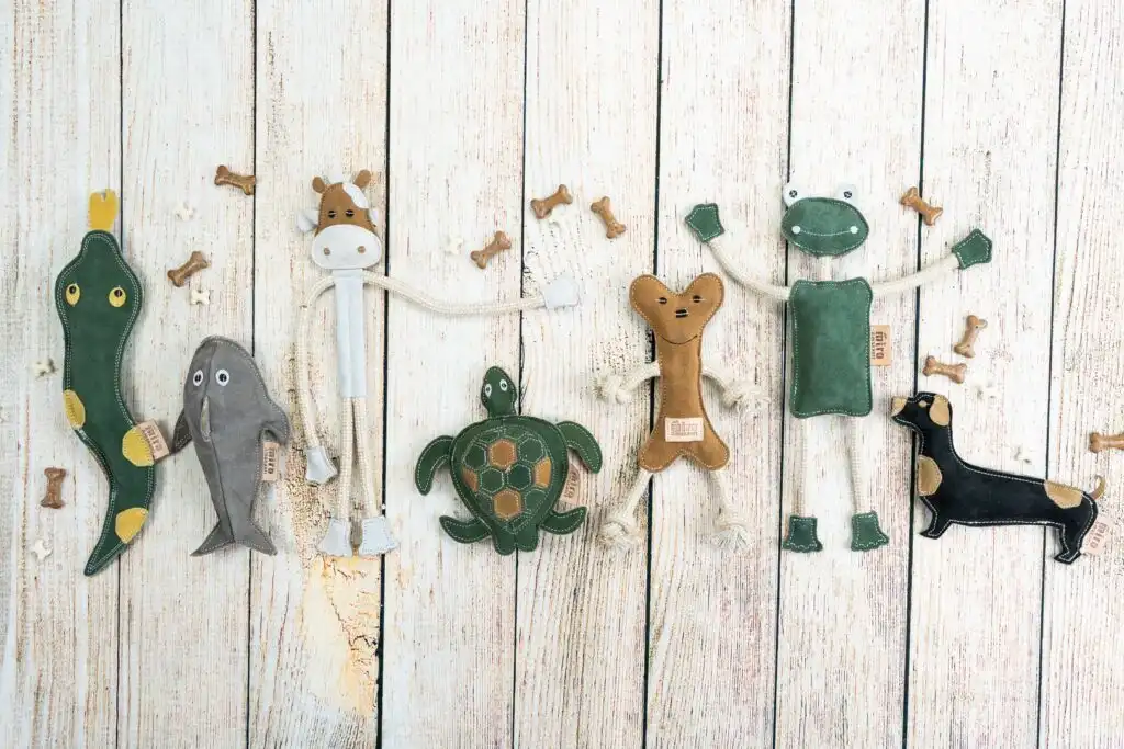 A charming assortment of plush toys showcased at Mary and Ted's in St Ives, a great independent shop in St Ives.